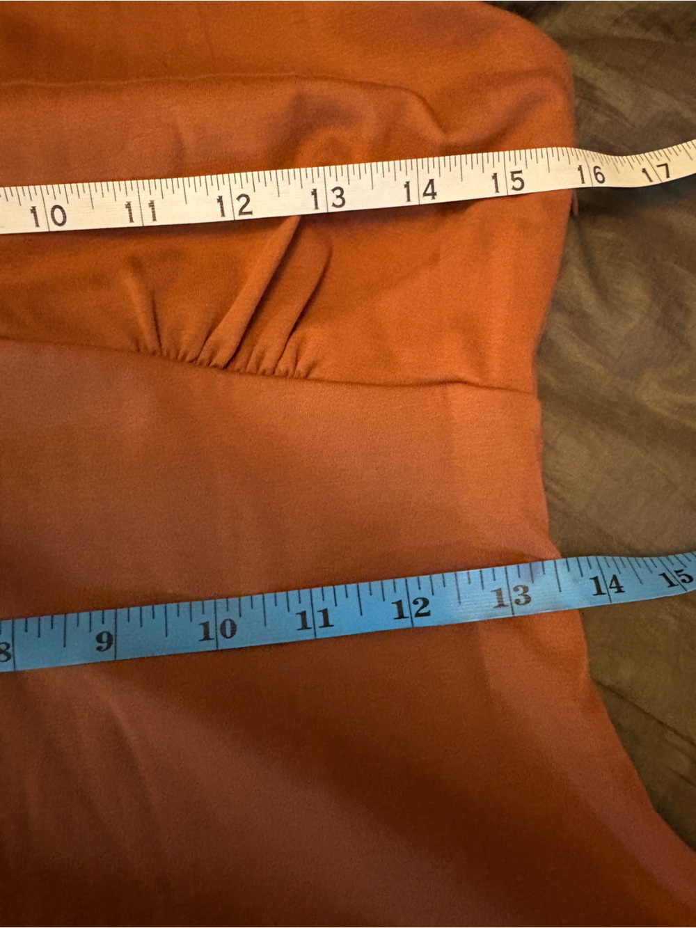 J. Crew Mixy Bubble Hem Rust Sleeveless Dress - Picture 3 of 13